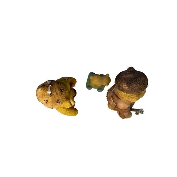 Enesco Danny and Hunter Me Cavebear You Friend Cherished Teddies - Picture 6 of 11